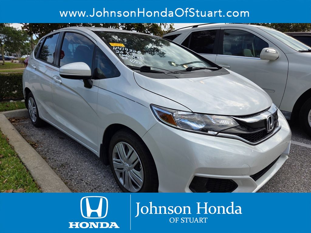 Platinum White Pearl 2020 Honda Fit LX FWD Hatchback Front-Wheel Drive Continuously Variable Transmission