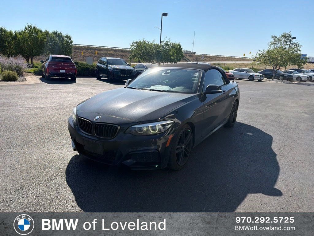 Black Sapphire Metallic 2020 BMW 2 Series Convertible All-Wheel Drive 8-Speed Automatic