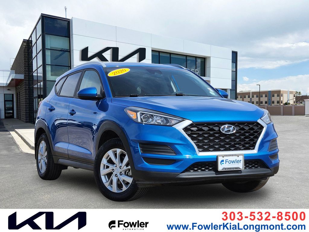 Teal (Aqua Blue) 2020 Hyundai Tucson Value AWD SUV / Crossover All-Wheel Drive 6-Speed Automatic