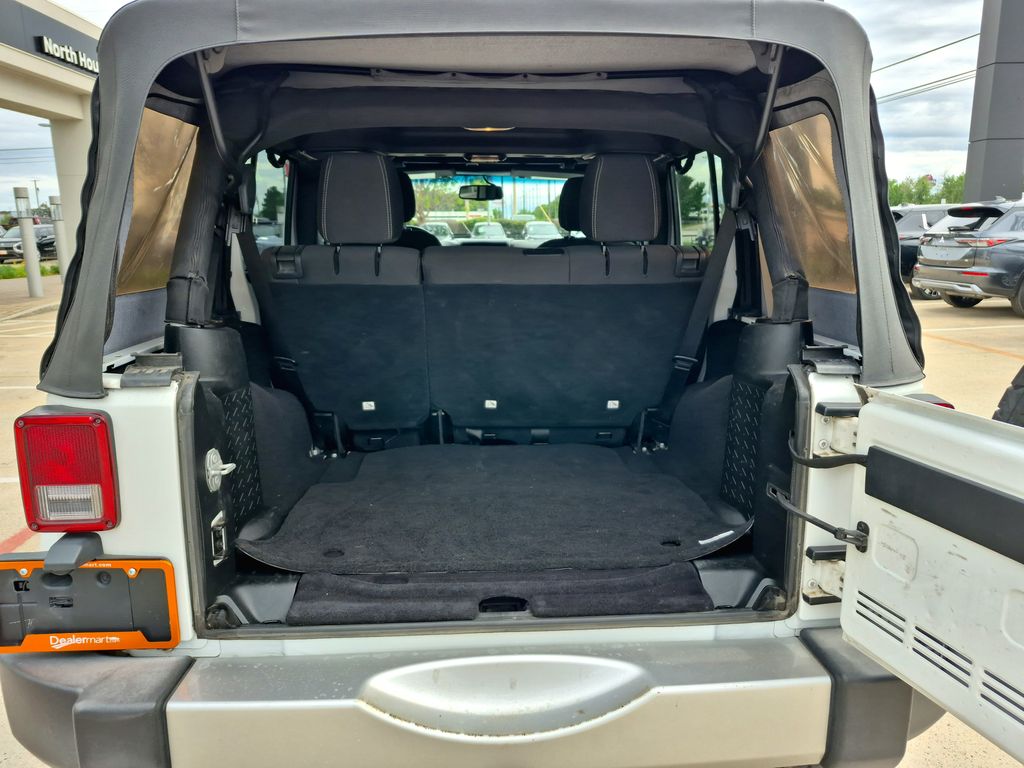 2018 Jeep Wrangler JK Unlimited Sahara White at Gullo Toyota