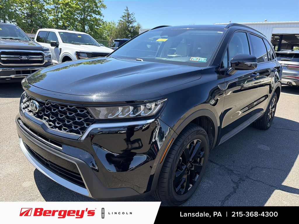 Ebony Black 2021 Kia Sorento SUV / Crossover All-Wheel Drive 8-Speed Automatic