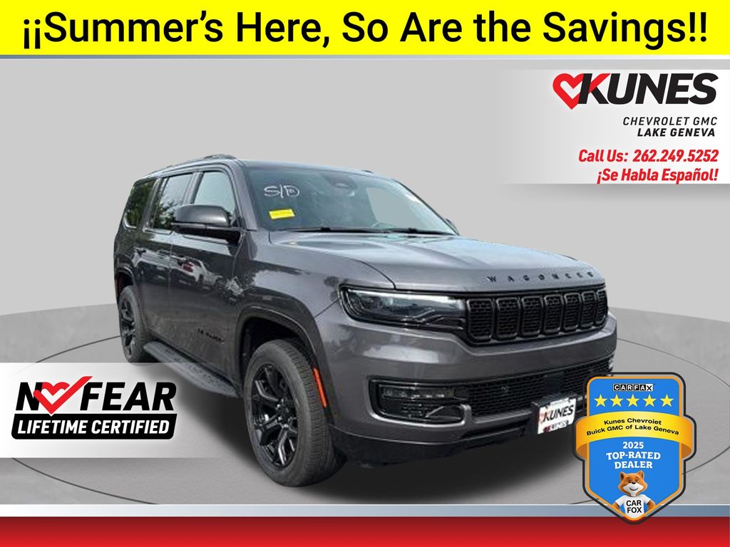 Baltic Gray Metallic Clearcoat 2024 Jeep Wagoneer SUV / Crossover Four-Wheel Drive 8-Speed Automatic
