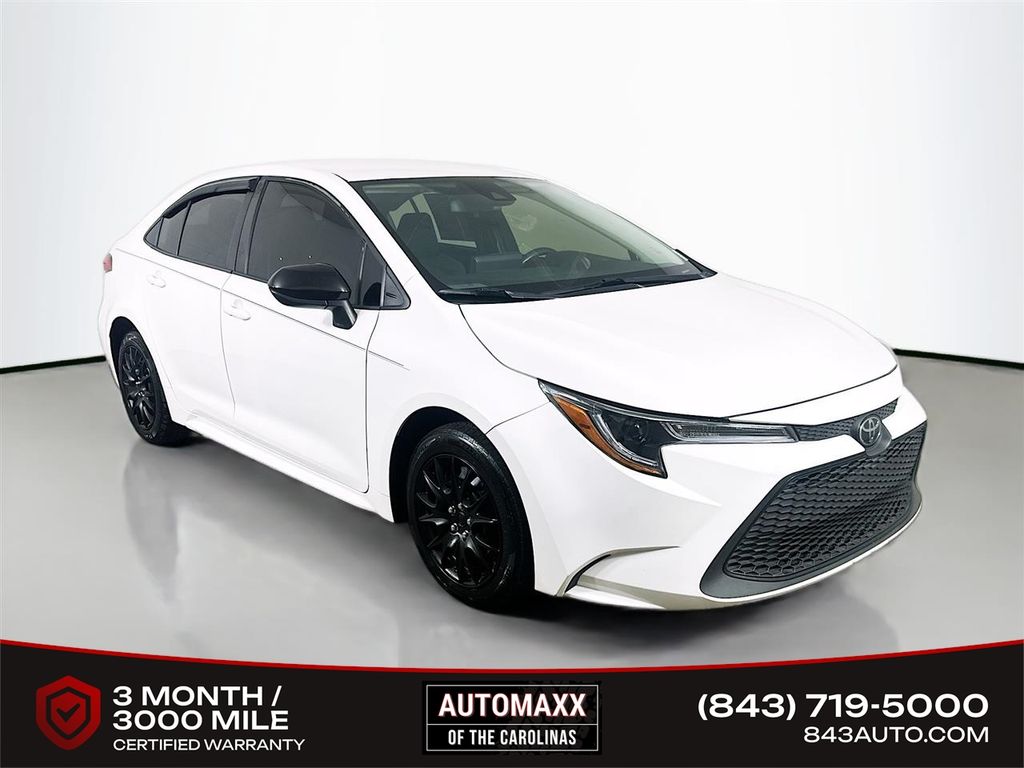 White 2022 Toyota Corolla Sedan Front-Wheel Drive Continuously Variable Transmission