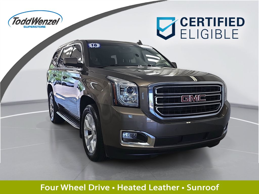 Bronze Alloy Metallic 2016 GMC Yukon SUV / Crossover Four-Wheel Drive 6-Speed Automatic Overdrive