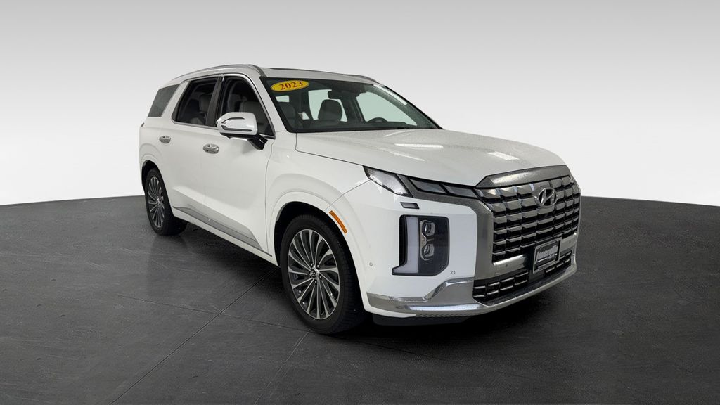 Hyper White 2023 Hyundai Palisade SUV / Crossover All-Wheel Drive 8-Speed Automatic