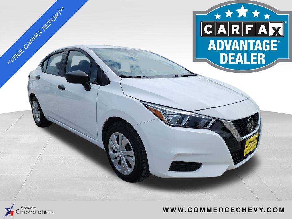 White (Fresh Powder) 2022 Nissan Versa S FWD Sedan Front-Wheel Drive Continuously Variable Transmission