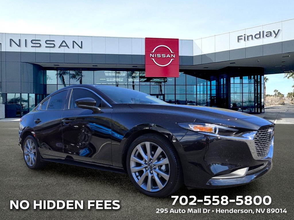 Jet Black Mica 2025 Mazda MAZDA3 Sedan Front-Wheel Drive 6-Speed Automatic