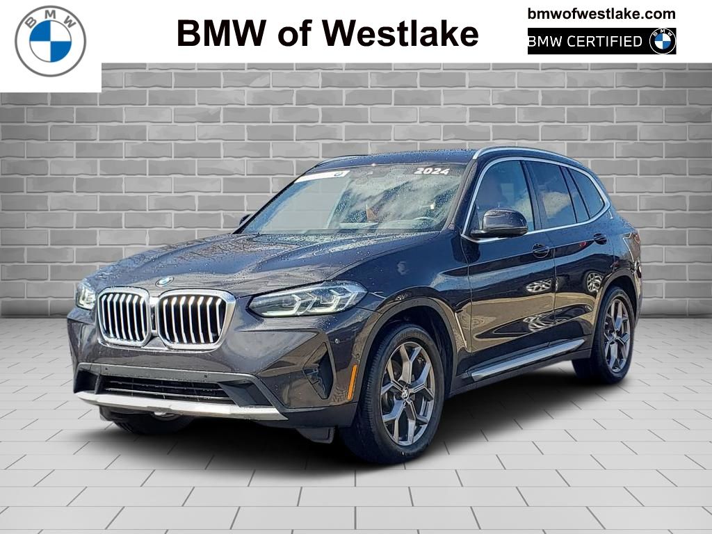 Gray (Dark Graphite Metallic) 2024 BMW X3 xDrive30i AWD SUV / Crossover All-Wheel Drive 8-Speed Automatic