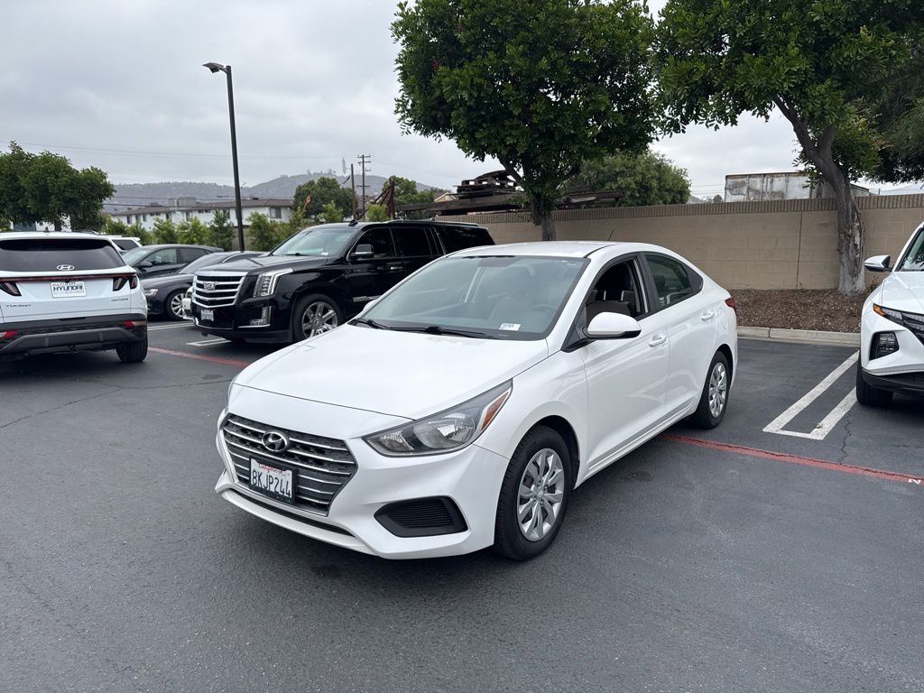 Frost White Pearl 2019 Hyundai Accent SE Sedan FWD Sedan Front-Wheel Drive 6-Speed Automatic