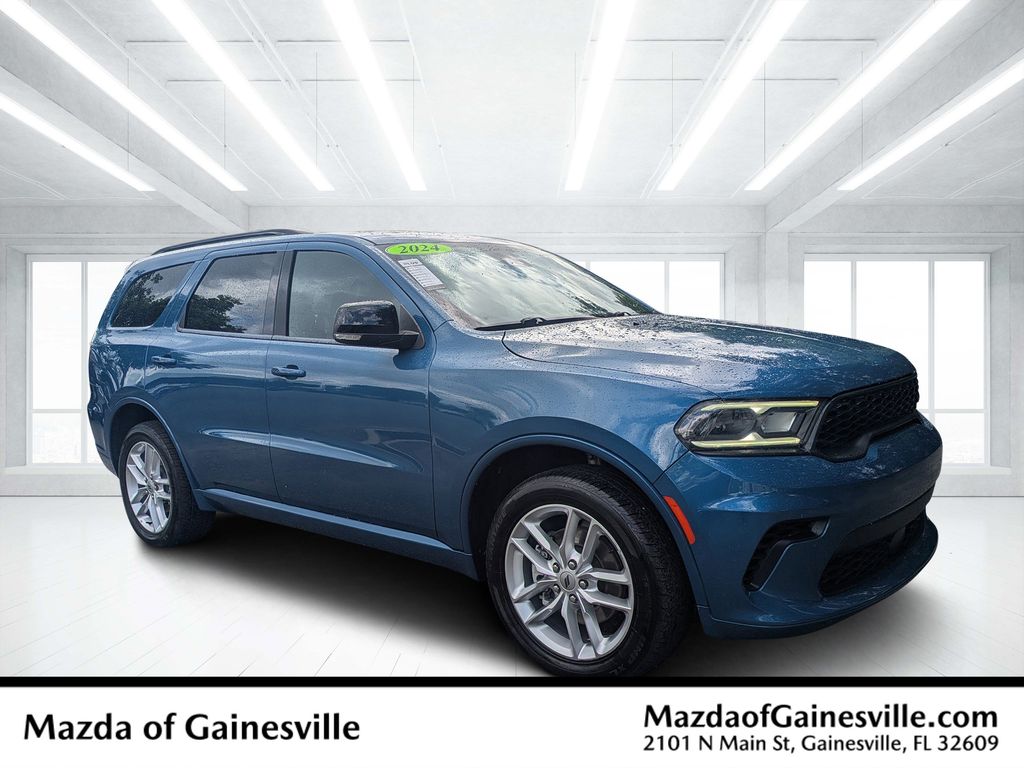 Blue (Frostbite Pearlcoat) 2024 Dodge Durango SUV / Crossover All-Wheel Drive 8-Speed Automatic