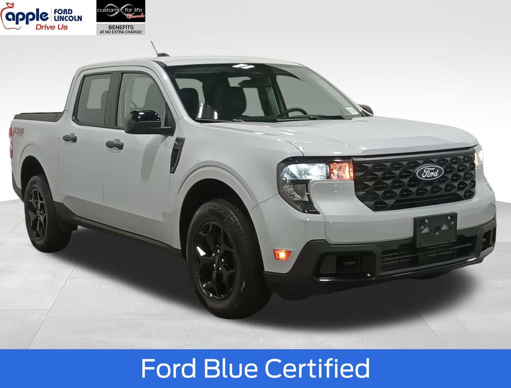 White Metallic 2025 Ford Maverick Pickup Truck All-Wheel Drive 8-Speed Automatic