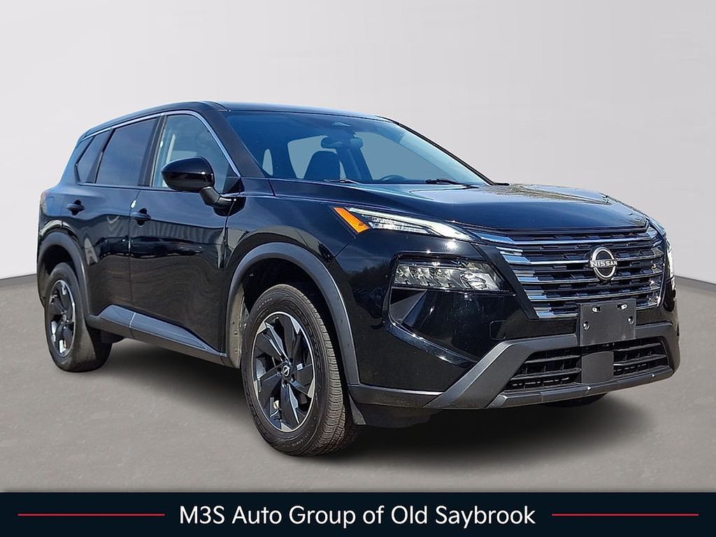 Super Black 2024 Nissan Rogue SUV / Crossover All-Wheel Drive Continuously Variable Transmission