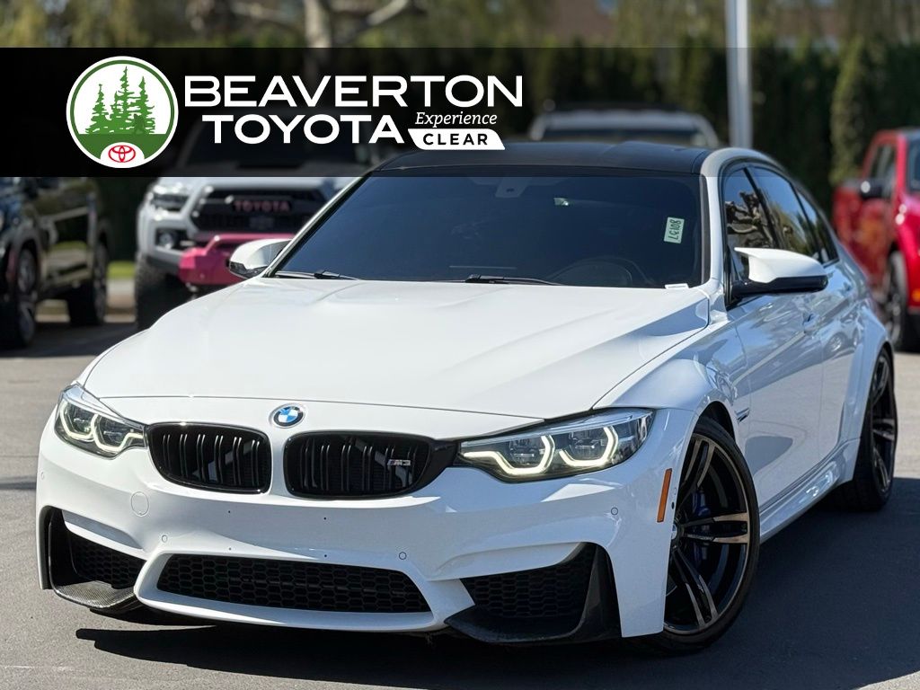 Alpine White 2018 BMW M3 Sedan RWD Sedan Rear-Wheel Drive 7-Speed Automatic