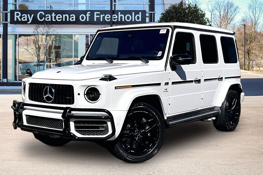 Polar White 2022 Mercedes-Benz G-Class SUV / Crossover All-Wheel Drive 9-Speed Automatic