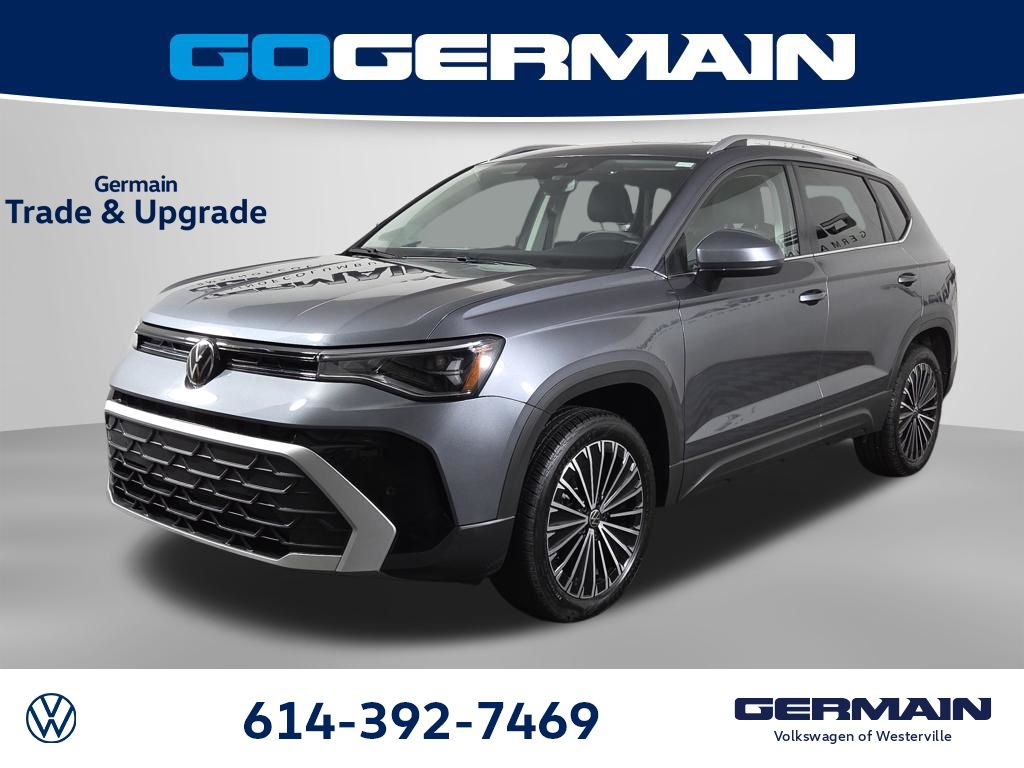 Platinum Gray Metallic 2025 Volkswagen Taos SE FWD SUV / Crossover Front-Wheel Drive 8-Speed Automatic