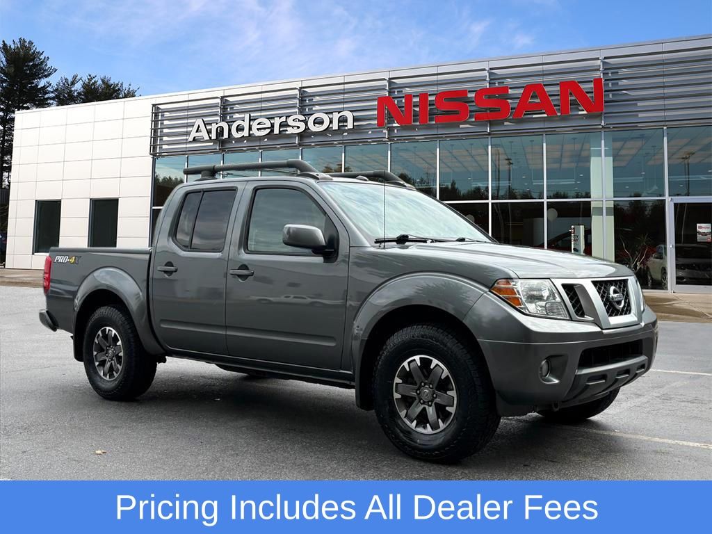 Gray (Gun Metallic) 2016 Nissan Frontier Pickup Truck Four-Wheel Drive 5-Speed Automatic Overdrive