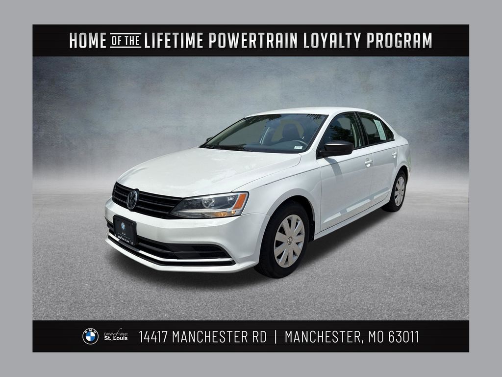 Pure White 2016 Volkswagen Jetta Sedan Front-Wheel Drive 6-Speed Automatic