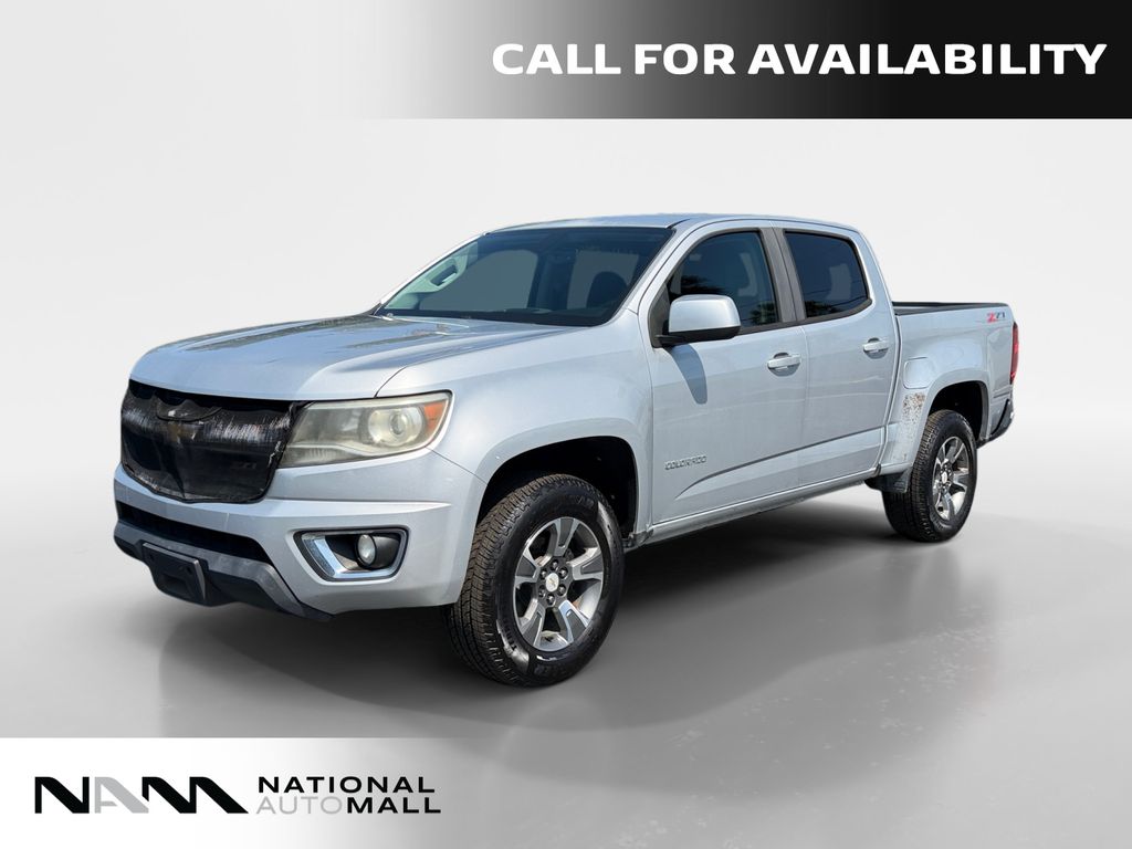 Silver Ice Metallic 2016 Chevrolet Colorado Pickup Truck Four-Wheel Drive 6-Speed Automatic