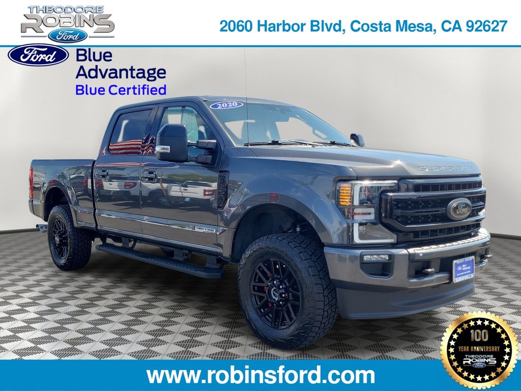 Gray (Magnetic Metallic) 2020 Ford F-250 Super Duty Pickup Truck Four-Wheel Drive Automatic