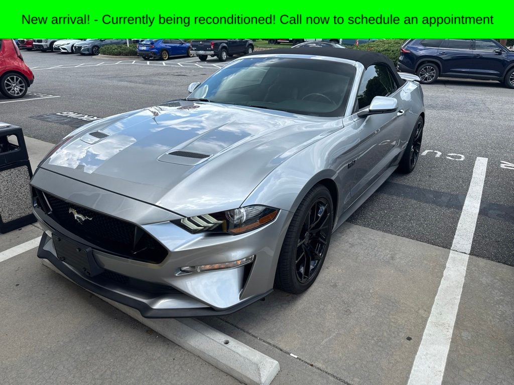 Silver Metallic 2020 Ford Mustang GT Premium Convertible RWD Convertible Rear-Wheel Drive Automatic