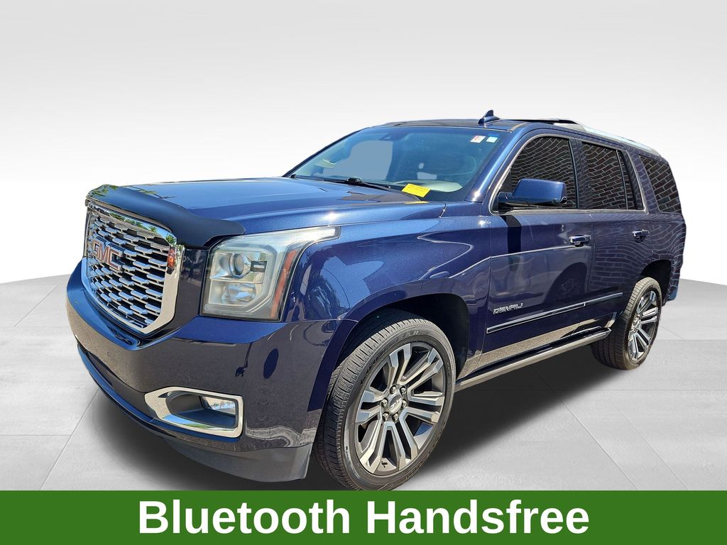 2018 GMC Yukon Denali Ultimate 4WD w/ Rear DVD & Sunroof Blue at Coastal Chevrolet Cadillac