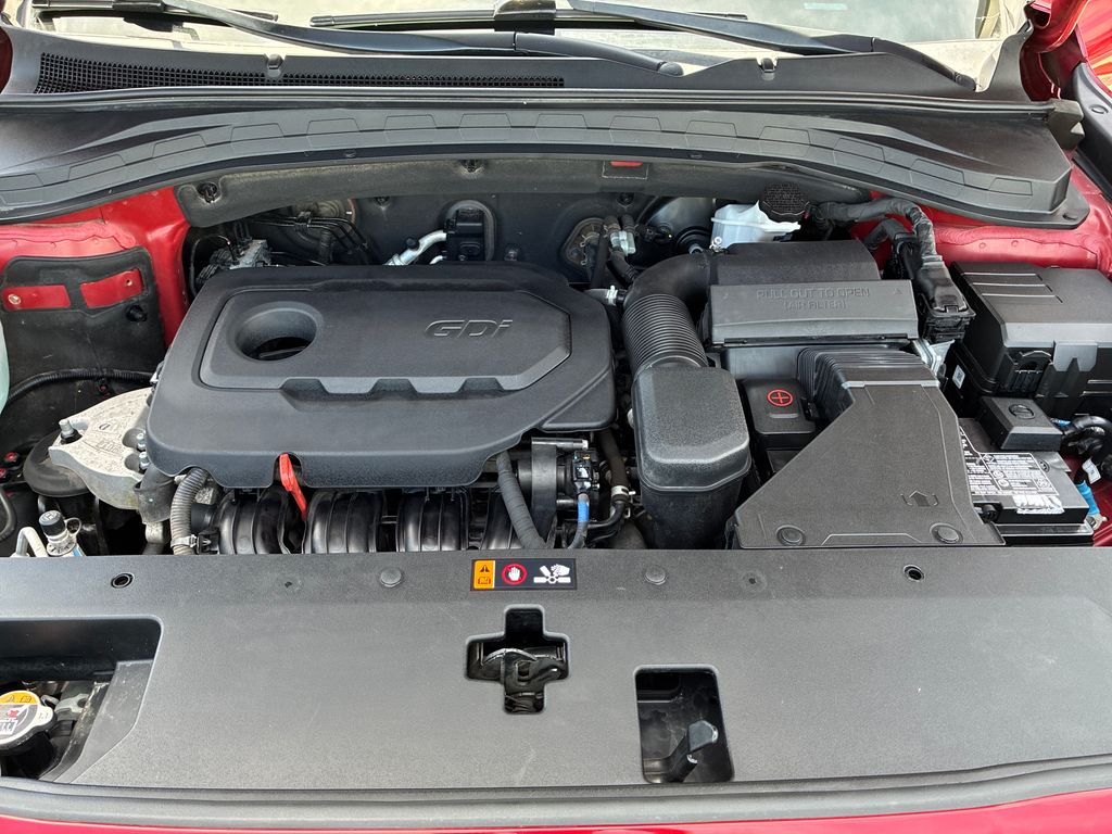 2019 Hyundai Santa Fe SE Red at Spitzer Acura