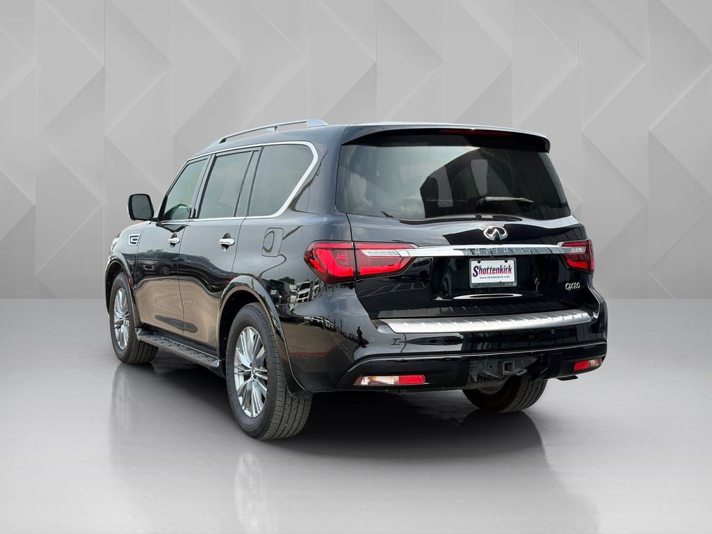 2022 INFINITI QX80 LUXE Black at AutoSavvy Houston Northwest