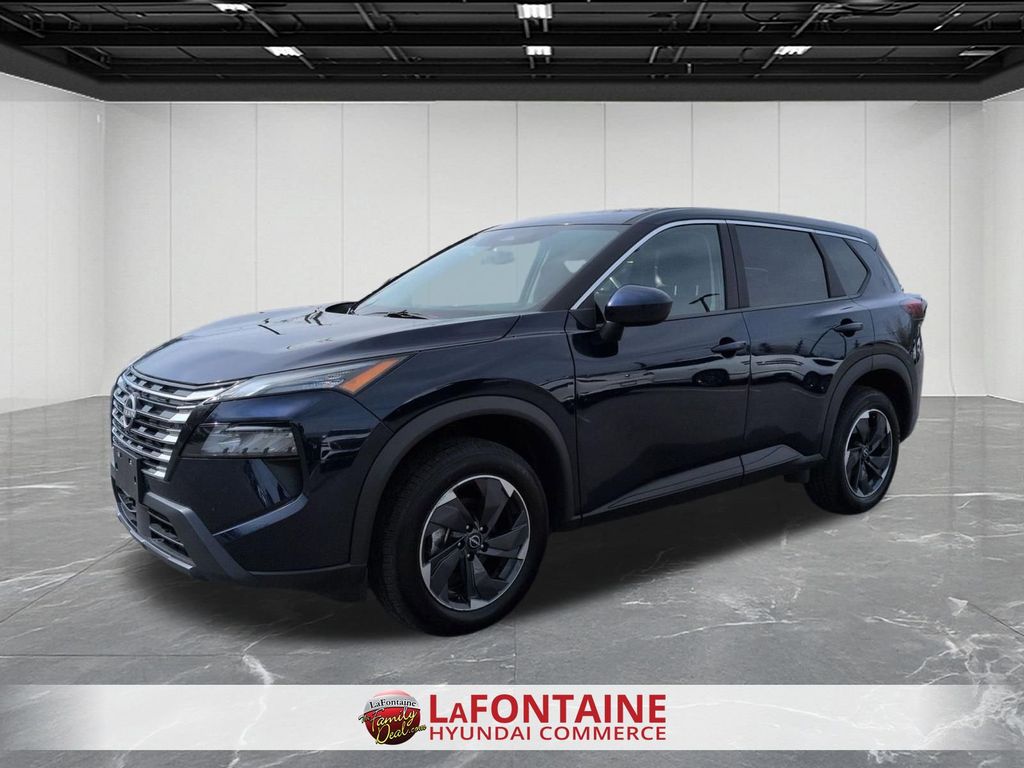 Deep Ocean Blue 2025 Nissan Rogue SV AWD SUV / Crossover All-Wheel Drive Continuously Variable Transmission