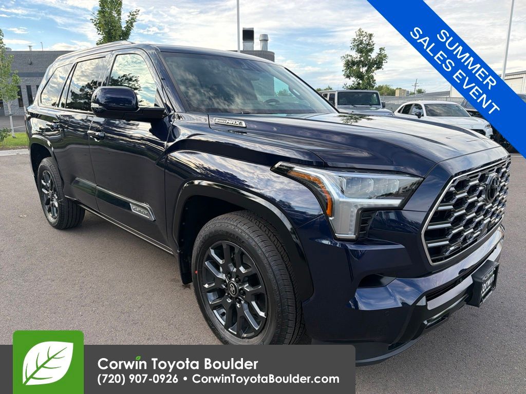 Blue 2026 Toyota Sequoia SUV / Crossover Four-Wheel Drive Automatic