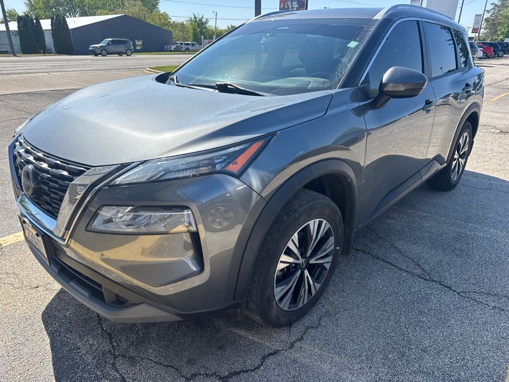 Gray (Gun Metallic) 2022 Nissan Rogue SV AWD SUV / Crossover All-Wheel Drive Continuously Variable Transmission