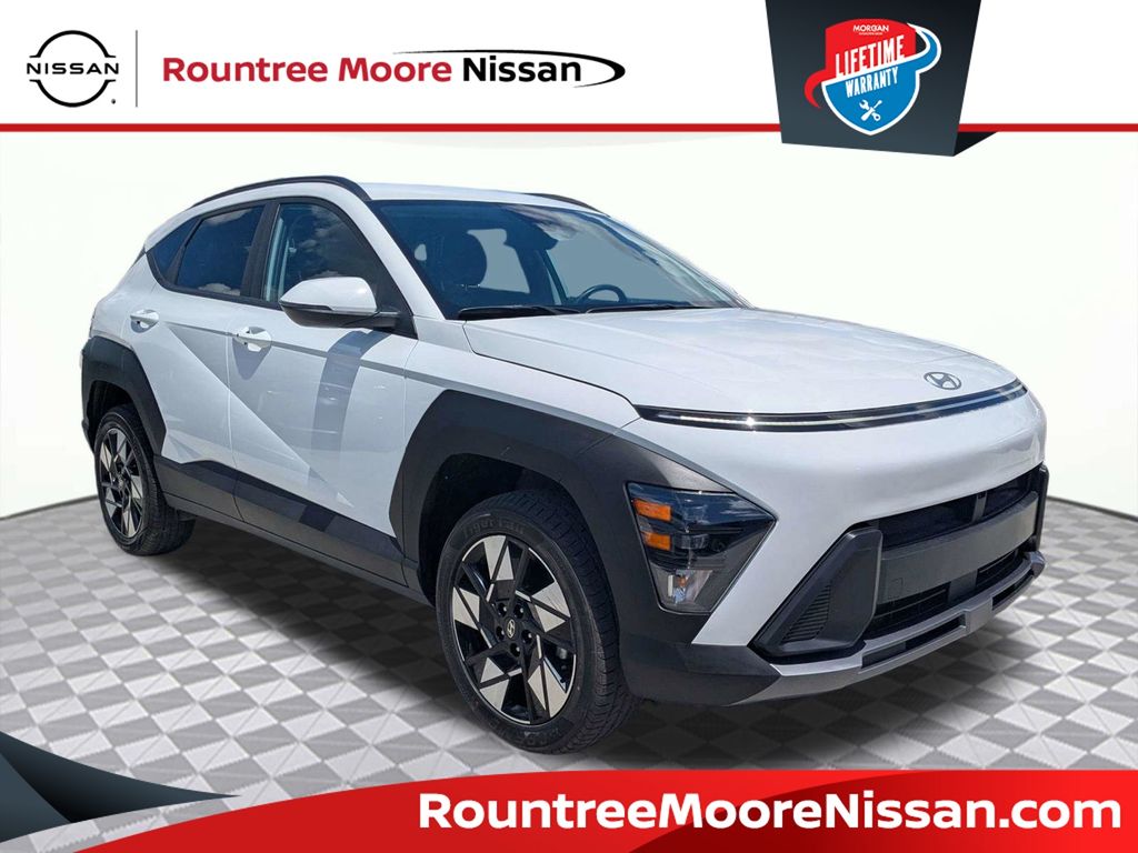 White 2025 Hyundai Kona SUV / Crossover All-Wheel Drive Continuously Variable Transmission