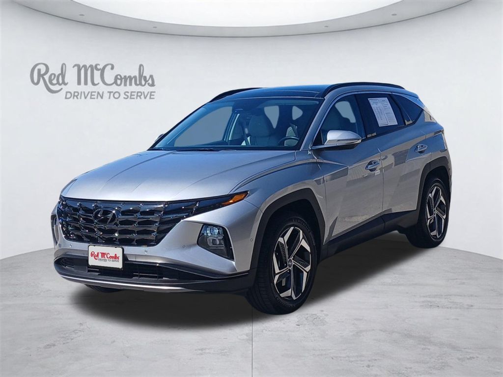 Shimmering Silver 2022 Hyundai Tucson SUV / Crossover All-Wheel Drive 8-Speed Automatic