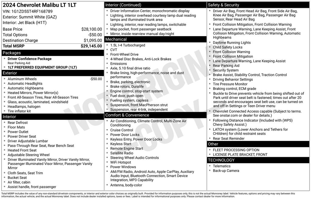Certified Used 2024 White Chevrolet LT image 5