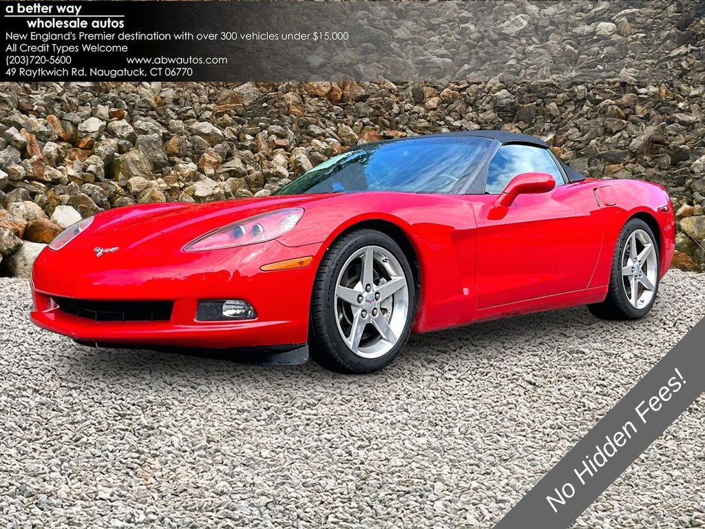 Victory Red 2005 Chevrolet Corvette Convertible Rear-Wheel Drive 6-Speed Manual