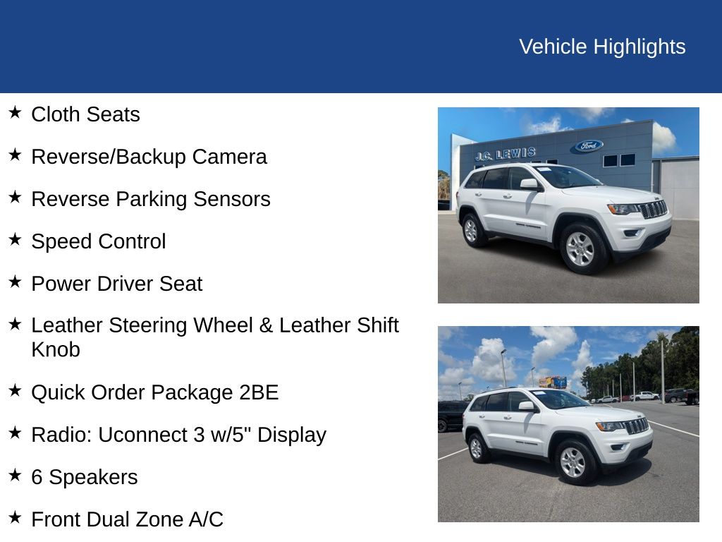 2017 Jeep Grand Cherokee Laredo