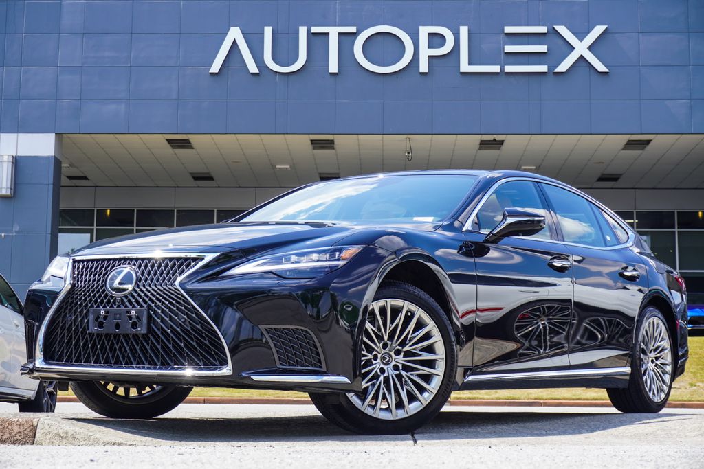Black (Caviar) 2024 Lexus LS 500 AWD Sedan All-Wheel Drive Automatic