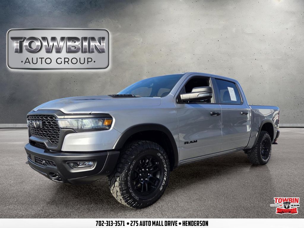 Billet Silver Metallic Clearcoat 2025 RAM 1500 Pickup Truck Four-Wheel Drive 8-Speed Automatic