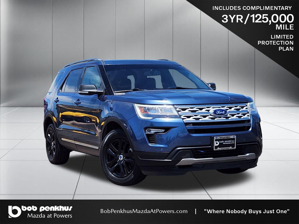 Blue Metallic 2019 Ford Explorer SUV / Crossover All-Wheel Drive 6-Speed Automatic