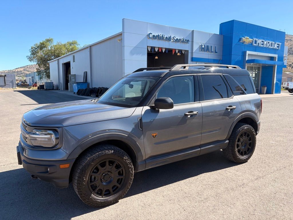 Carbonized Gray Metallic 2021 Ford Bronco Sport Badlands 4WD SUV / Crossover All-Wheel Drive 8-Speed Automatic