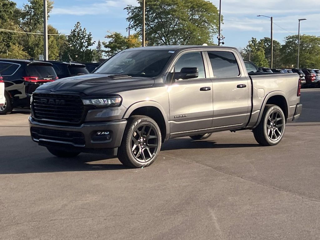 Gray (Granite Crystal Metallic Clearcoat) 2026 RAM 1500 Pickup Truck Four-Wheel Drive 8-Speed Automatic