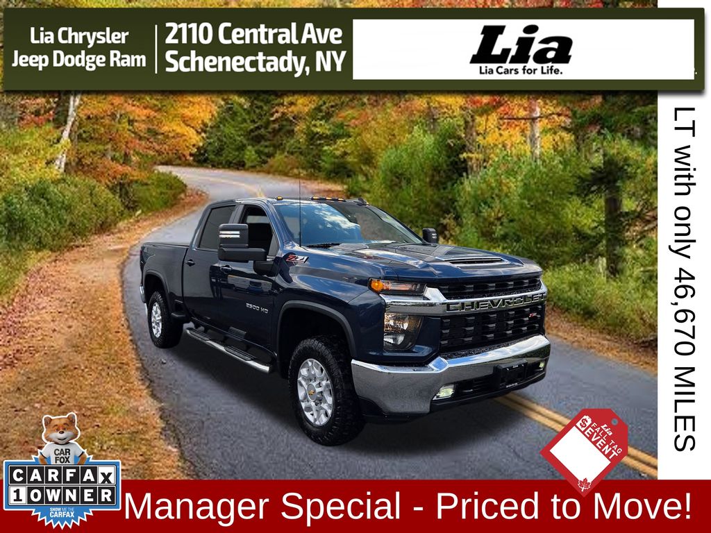 Northsky Blue Metallic 2022 Chevrolet Silverado 2500HD Pickup Truck Four-Wheel Drive 6-Speed Automatic