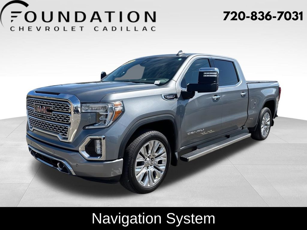 Gray (Satin Steel Metallic) 2021 GMC Sierra 1500 Pickup Truck Four-Wheel Drive Automatic