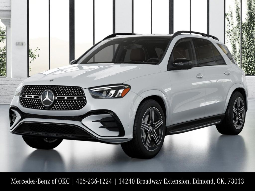 Moonlight White Metallic 2026 Mercedes-Benz GLE 450 4MATIC SUV / Crossover All-Wheel Drive 9-Speed Automatic