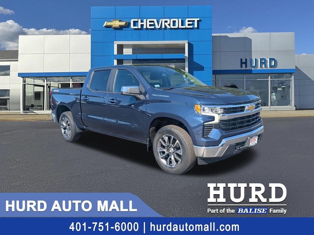 Northsky Blue Metallic 2022 Chevrolet Silverado 1500 Pickup Truck Four-Wheel Drive 8-Speed Automatic