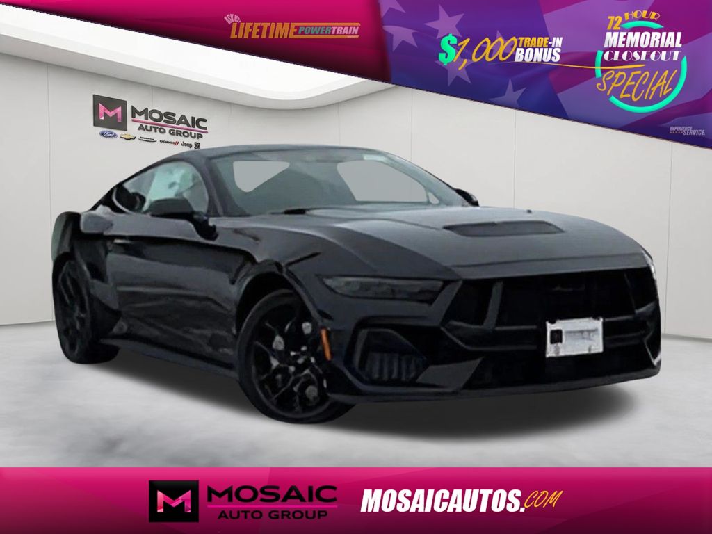 Shadow Black 2026 Ford Mustang GT Premium Fastback RWD Coupe Rear-Wheel Drive Automatic