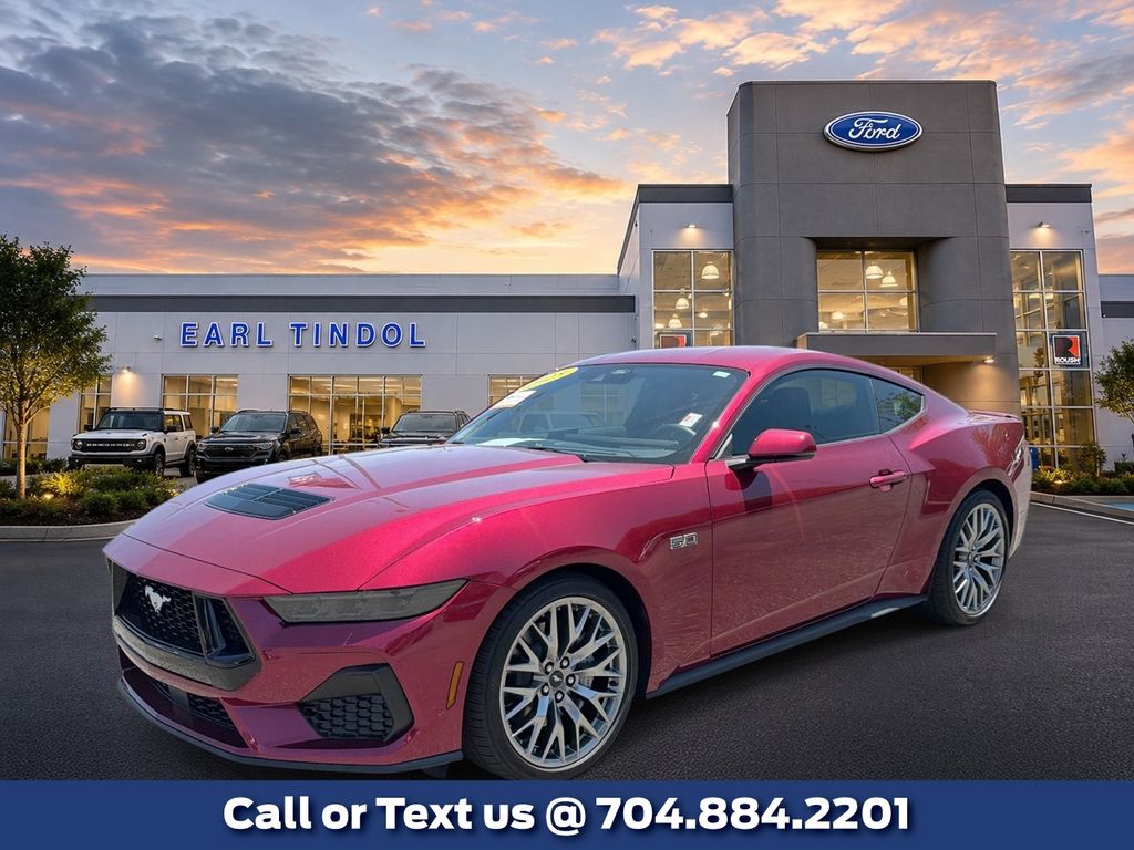 Pink (Molten Magenta Metallic Tri-Coat) 2025 Ford Mustang Coupe Rear-Wheel Drive Automatic