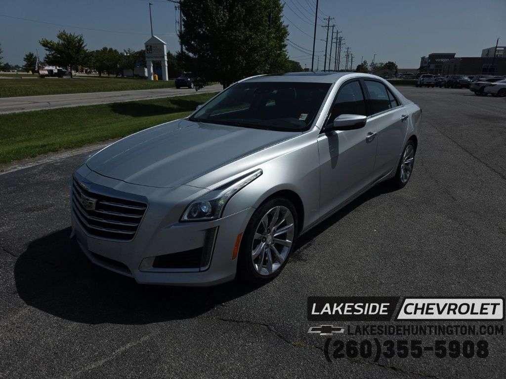Radiant Silver Metallic 2017 Cadillac CTS Sedan All-Wheel Drive 8-Speed Automatic