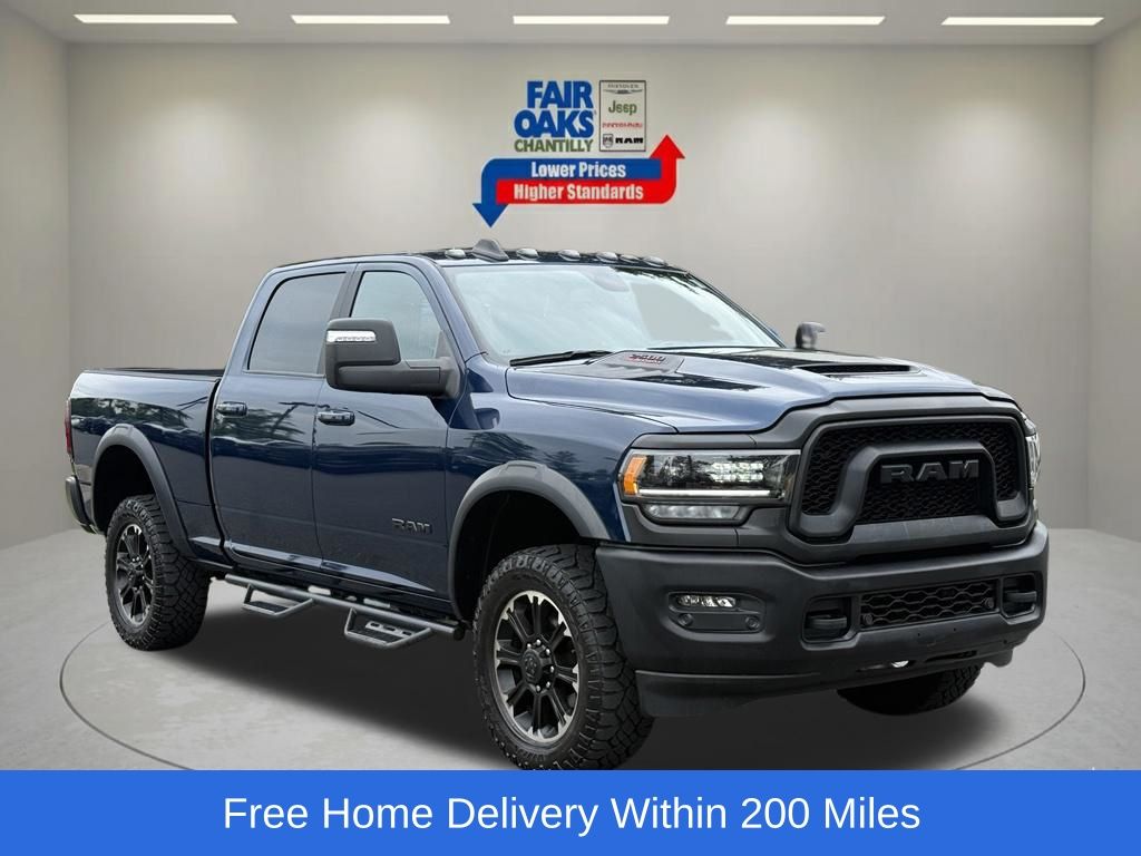 Patriot Blue Pearlcoat 2024 RAM 2500 Pickup Truck Four-Wheel Drive 8-Speed Automatic
