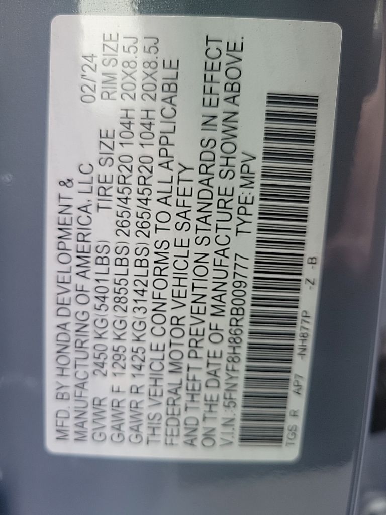 Certified Used 2024 Gray Honda Black Edition image 20