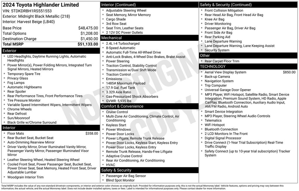 Used 2024 Toyota Highlander SUV